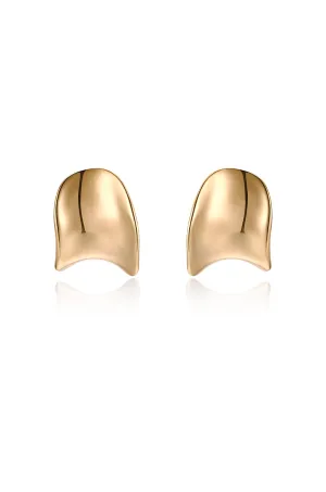 Curved Stud Earrings