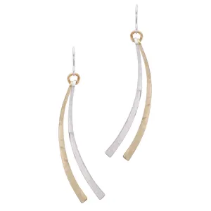 Curved Swoops Wire Earrings