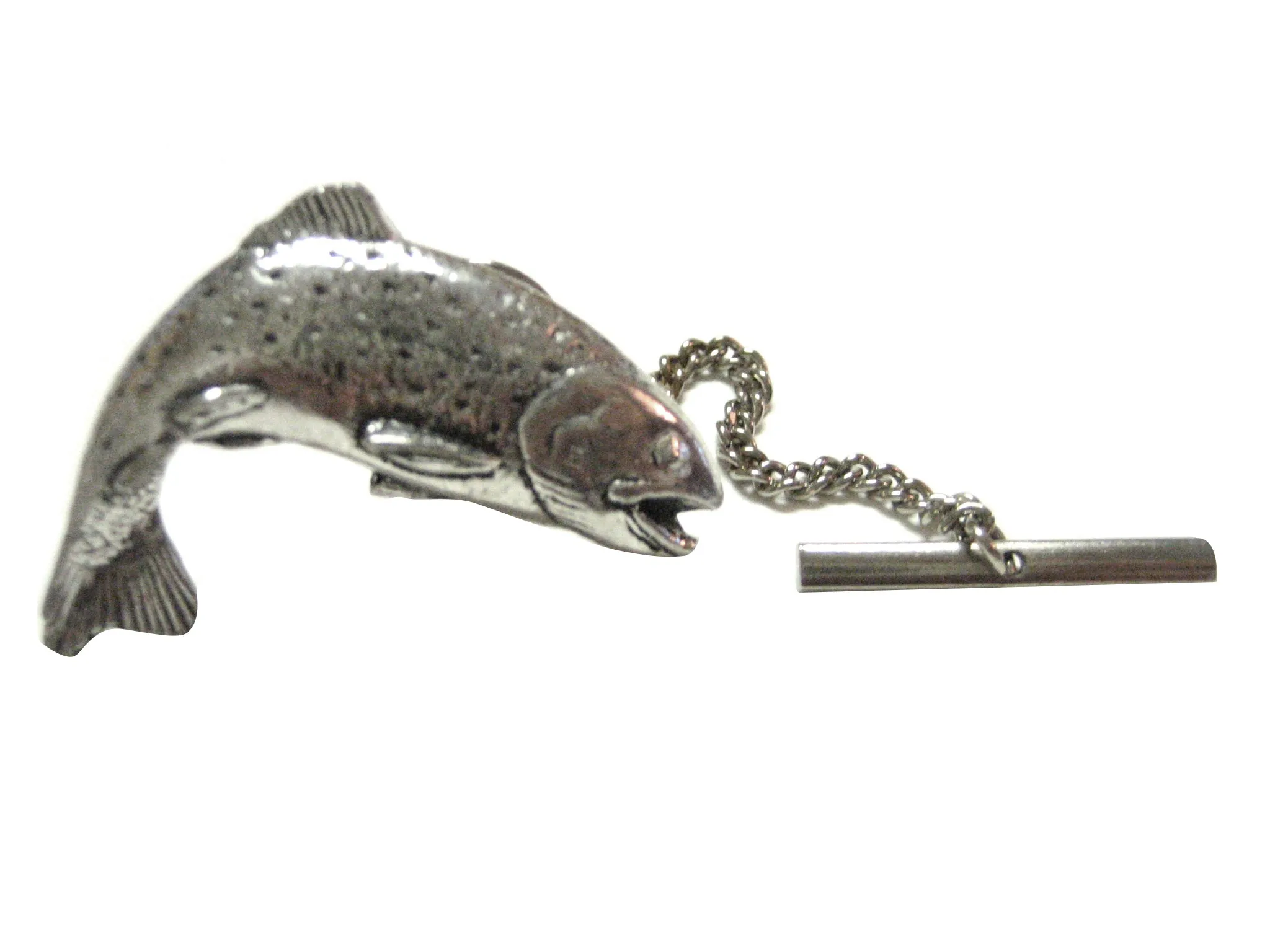 Curved Trout Tie Tack