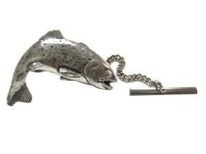 Curved Trout Tie Tack