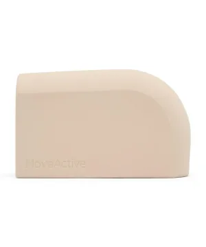 Curved Yoga Block - Almond