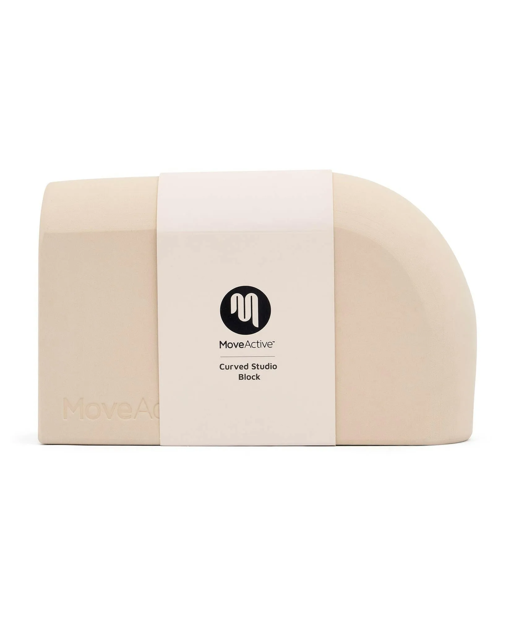 Curved Yoga Block - Almond