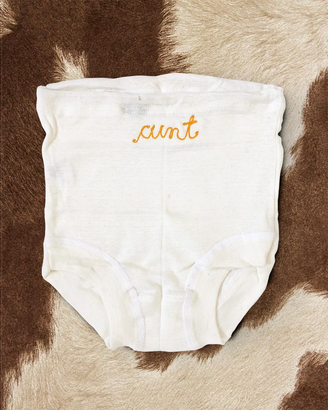 Custom Chain Stitch Deadstock Chonies