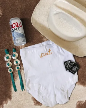 Custom Chain Stitch Deadstock Chonies