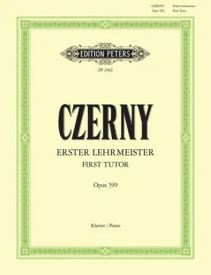 CZERNY - FIRST TUTOR OP 599 100 SHORT EXERCISES