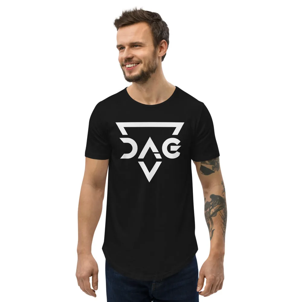DAG Gear Big Logo Men's Curved Hem T-Shirt