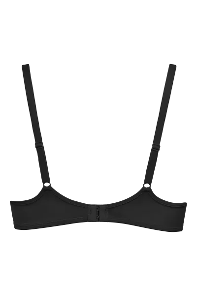 Dame De Paris Push Up Wired Padded Bra - Black -