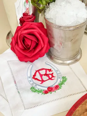 Derby Horseshoe Napkin Set