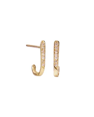 Diamond Curved Stud