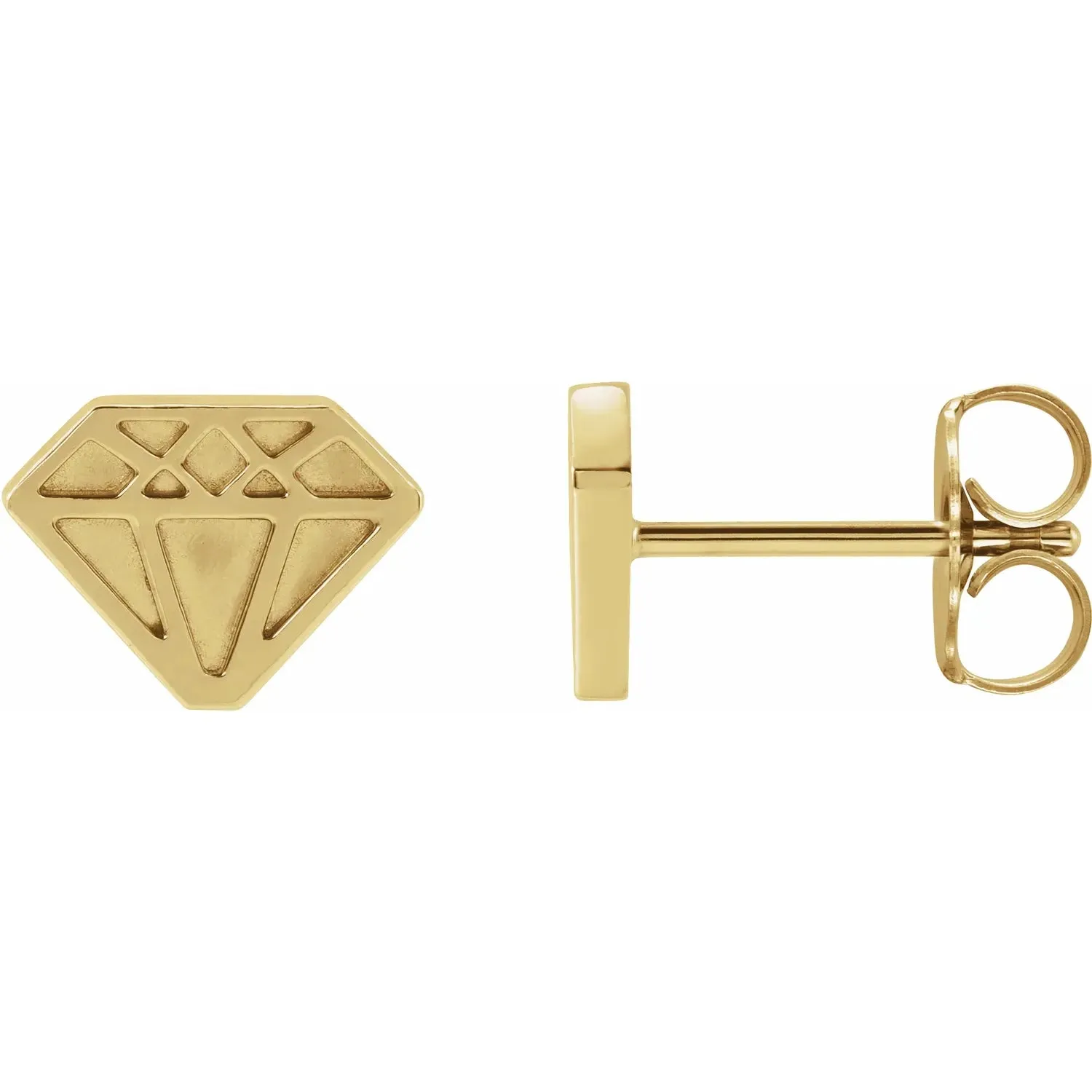 Diamond Shaped Studs