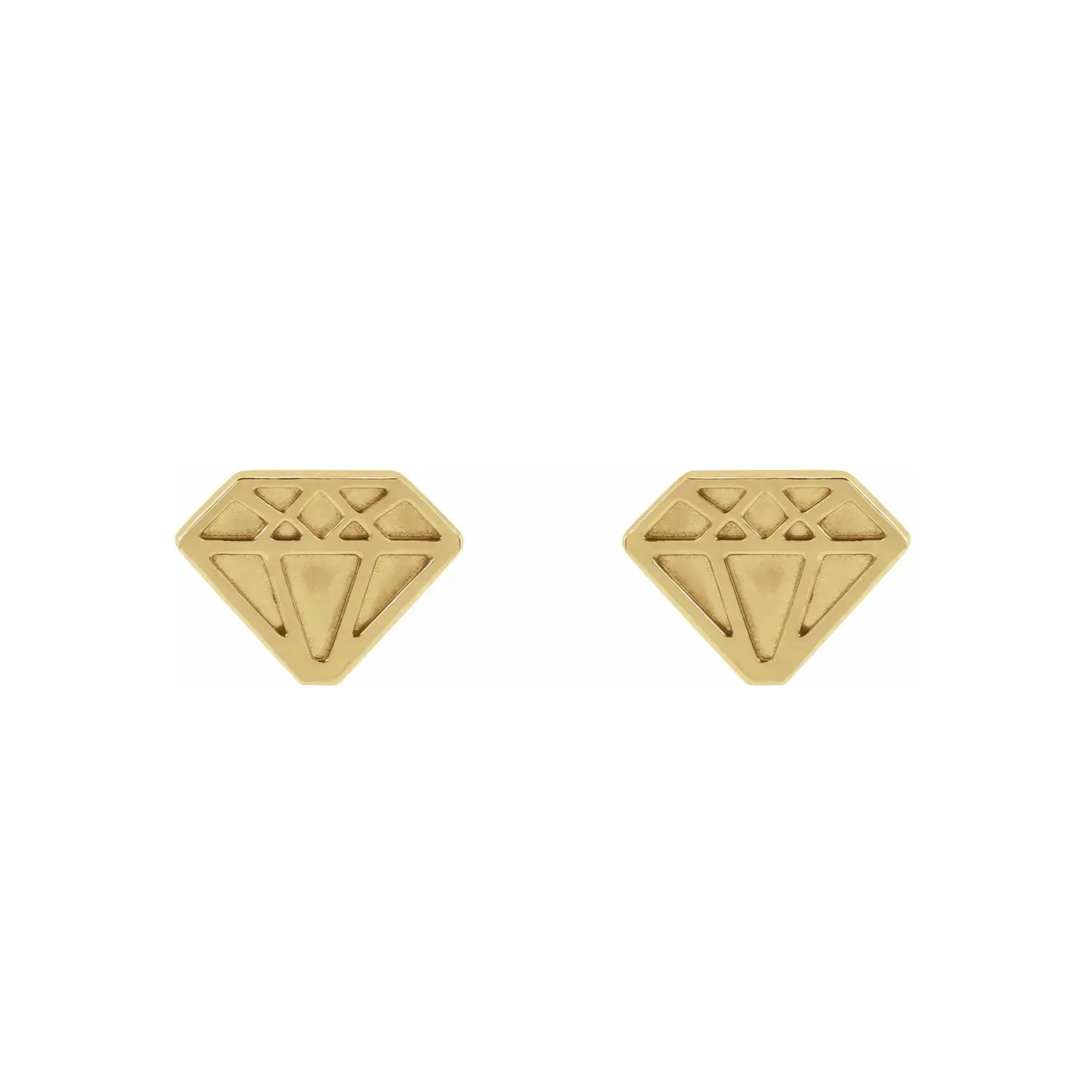 Diamond Shaped Studs