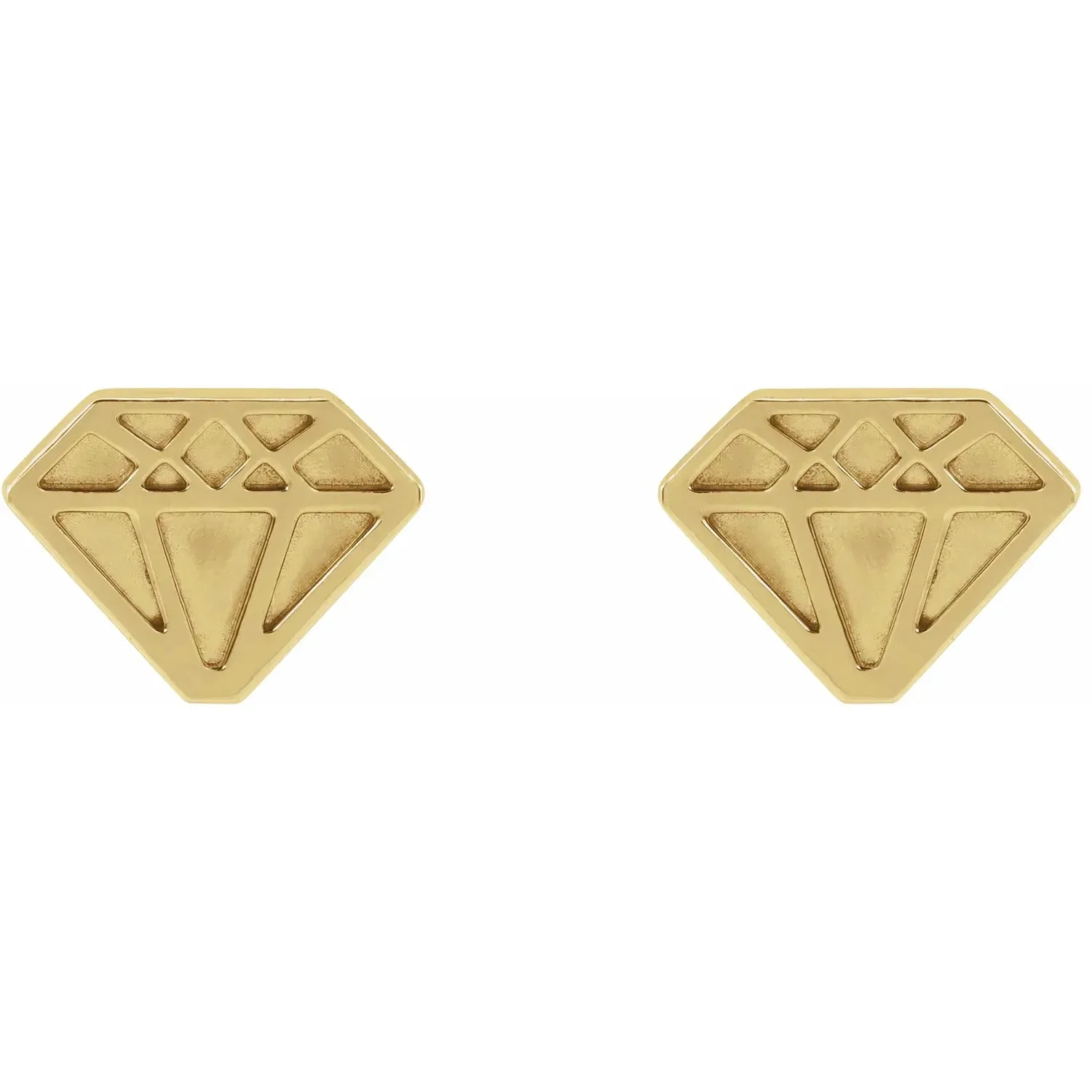 Diamond Shaped Studs