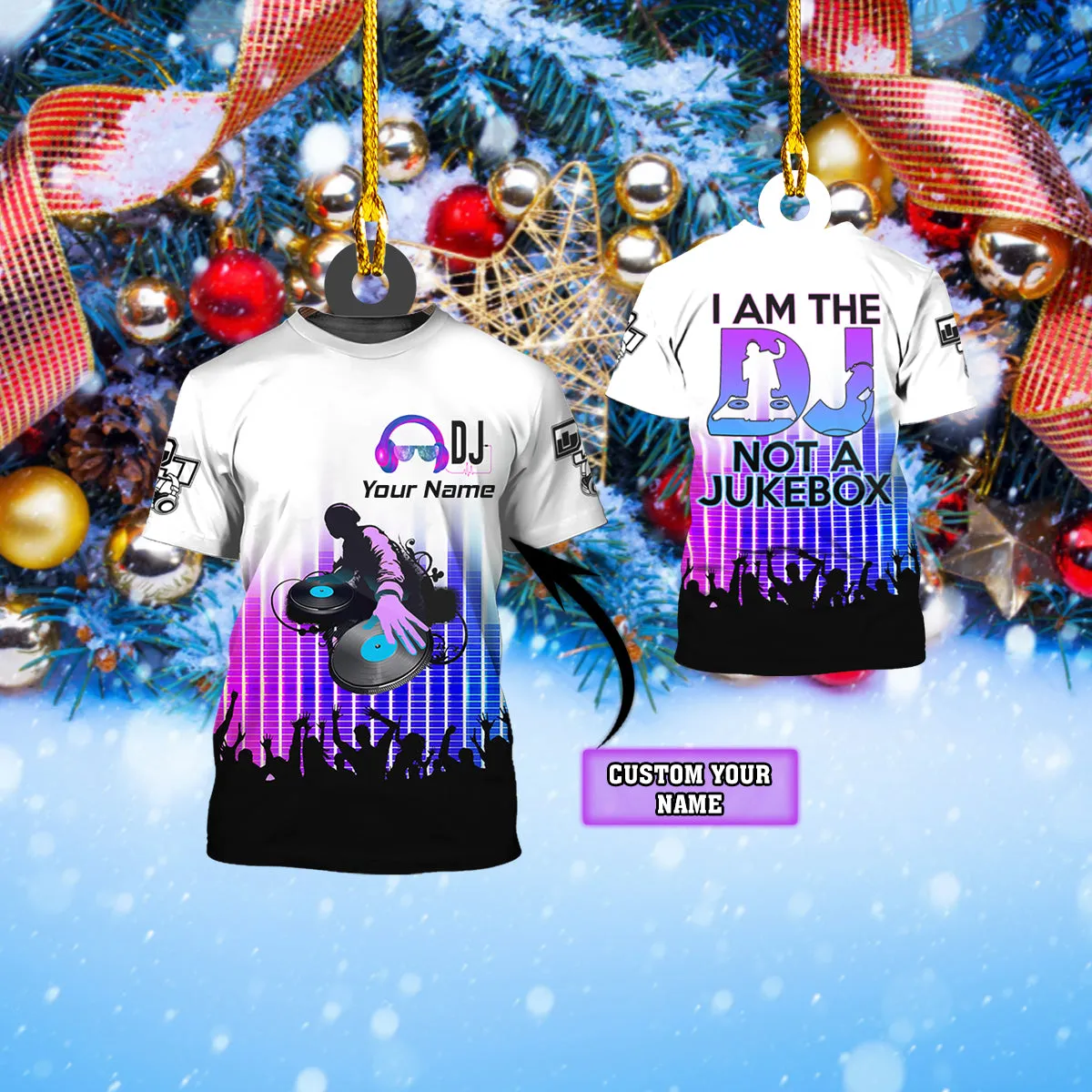 DJ - Shaped Ornament