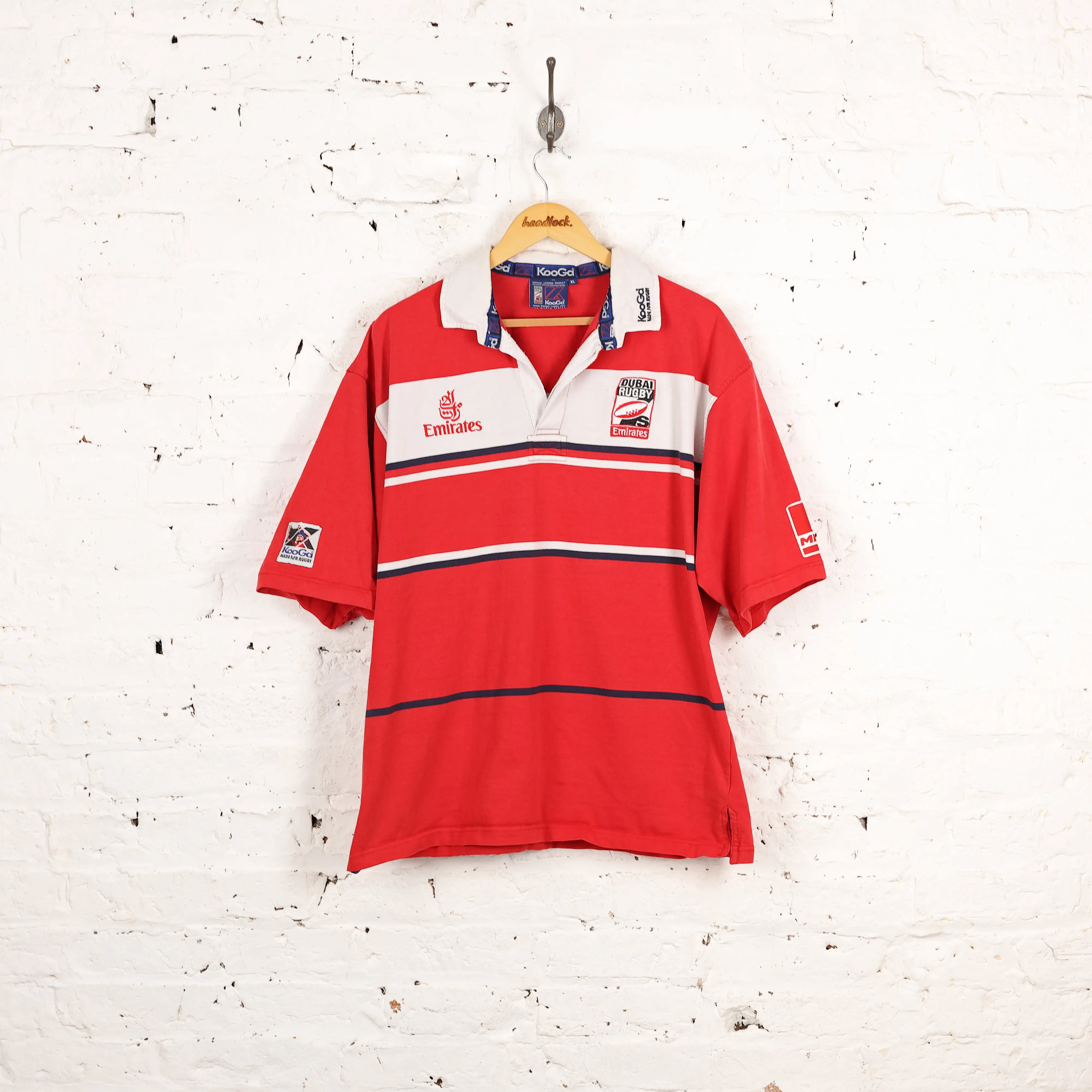 Dubai Rugby 7S Kooga Shirt - Red - XL