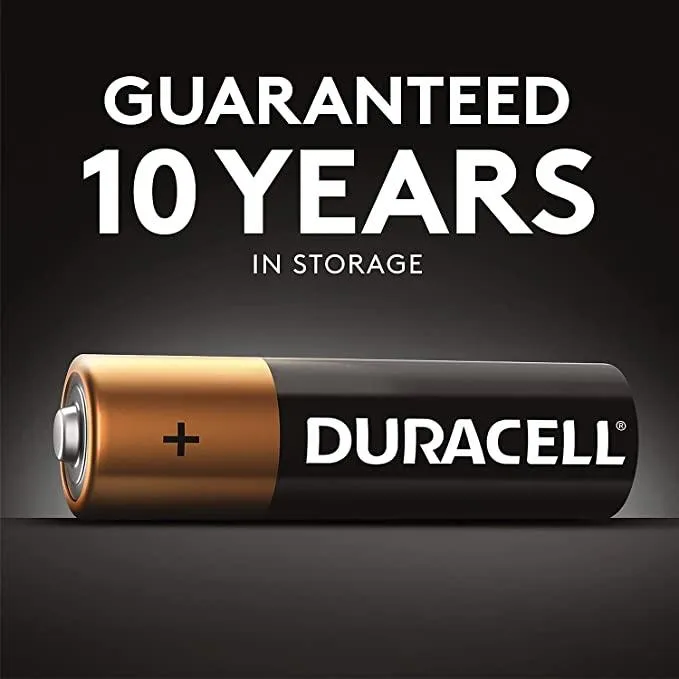 Duracell CopperTop Alkaline Batteries - long lasting, all-purpose battery