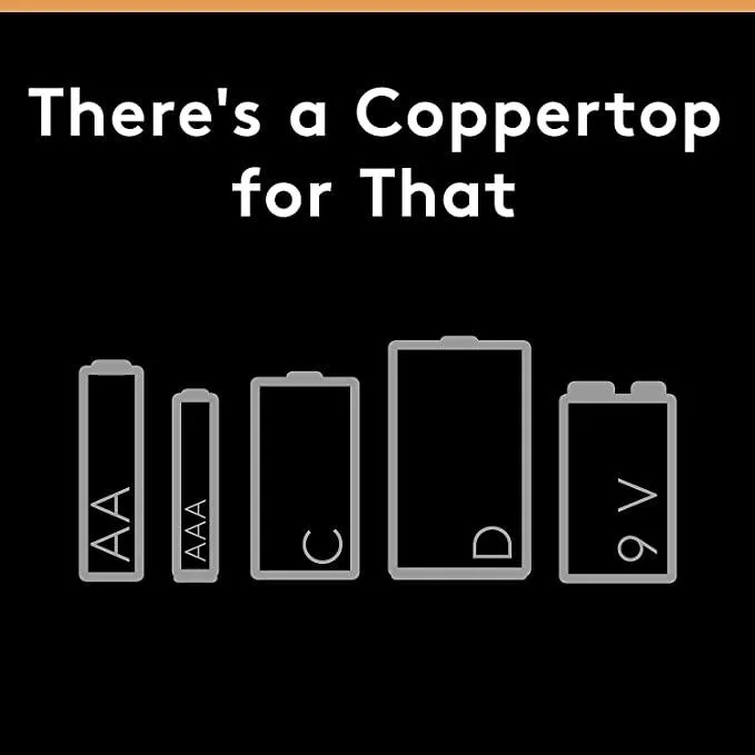Duracell CopperTop Alkaline Batteries - long lasting, all-purpose battery