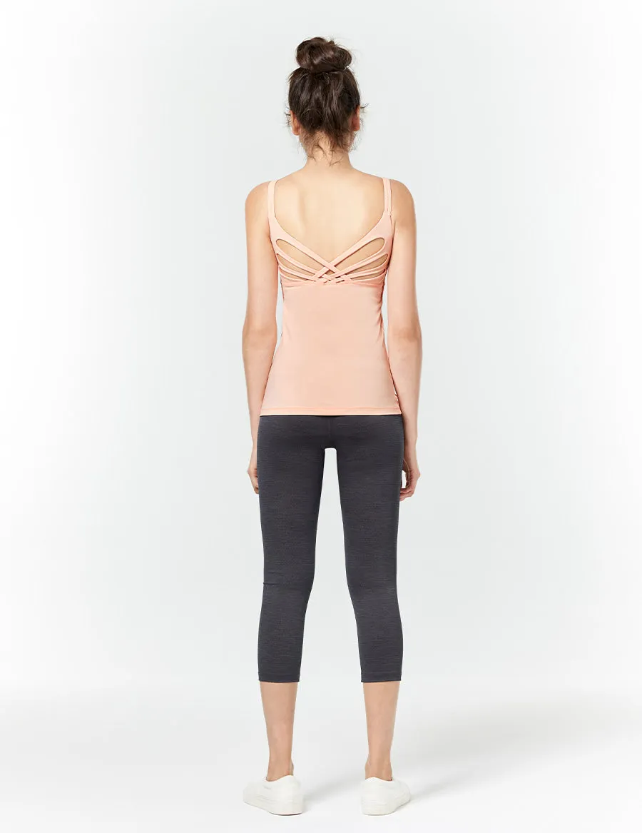 easyoga LA-VEDA Twiggy Core Capris4 - M23 M-Dark Gray