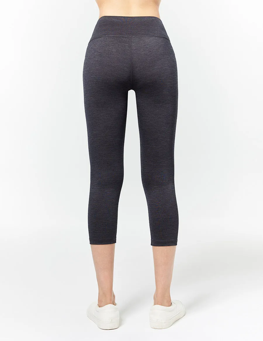 easyoga LA-VEDA Twiggy Core Capris4 - M23 M-Dark Gray