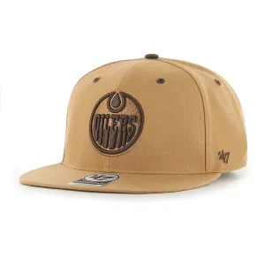 Edmonton Oilers 47 Brand NHL Toffee Captain Hat Tan