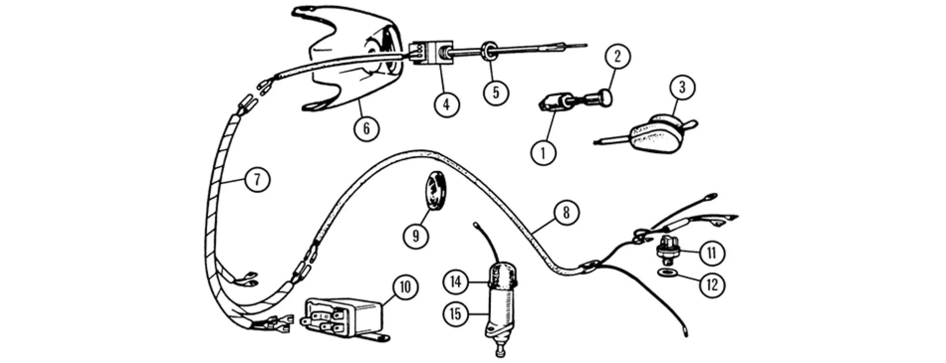 EGG-SHAPED OVERDRIVE SWITCH TR3-3A, (112474)