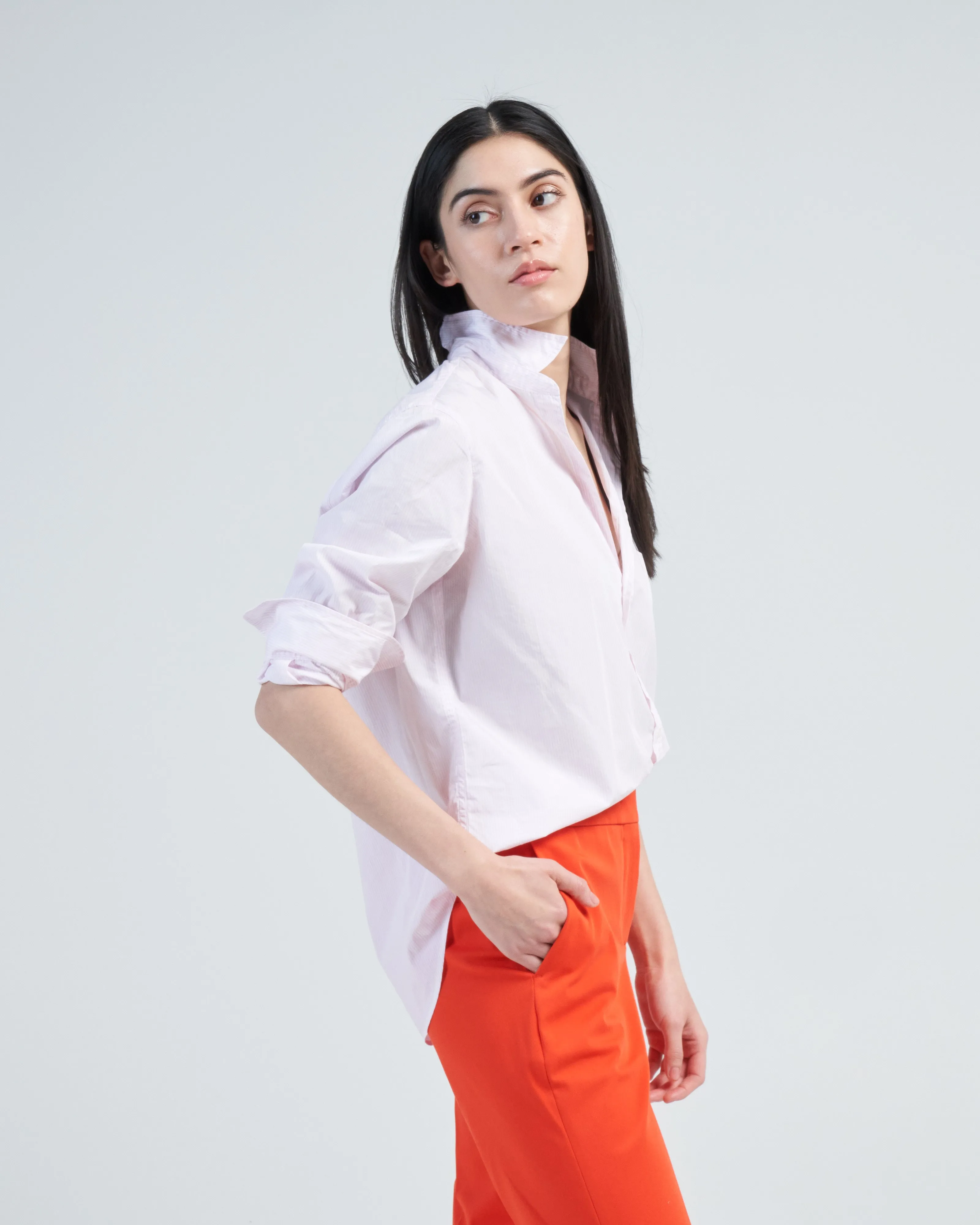 eileen relaxed button-up shirt