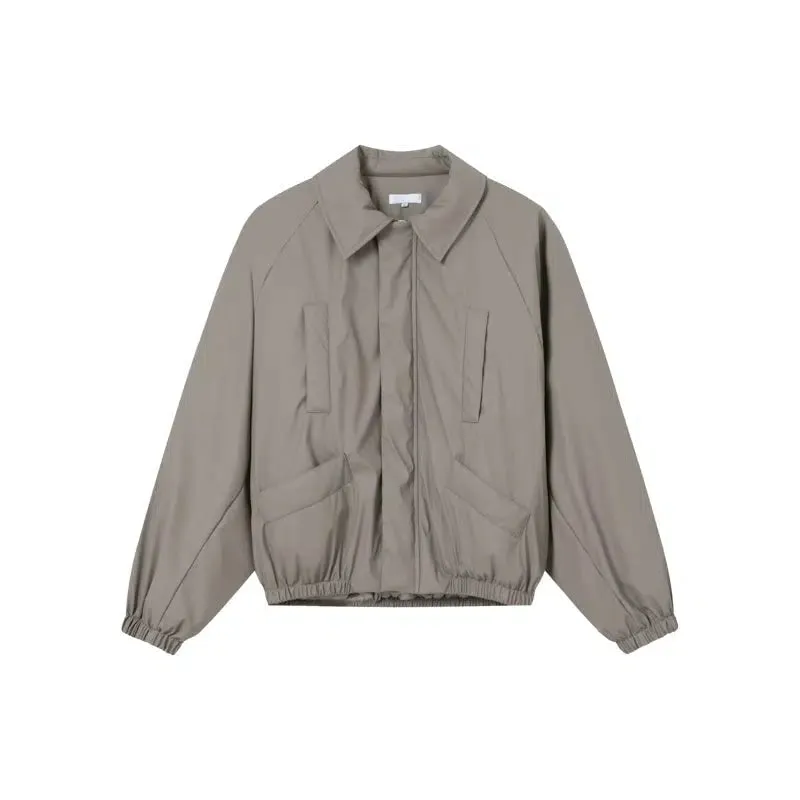 Elastic Cuffs Cotton-Padded Jacket