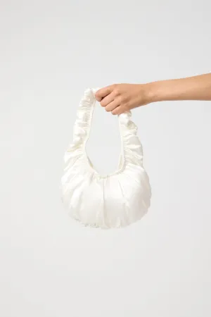 ELEMENTAL RUCHED BAG | WHITE