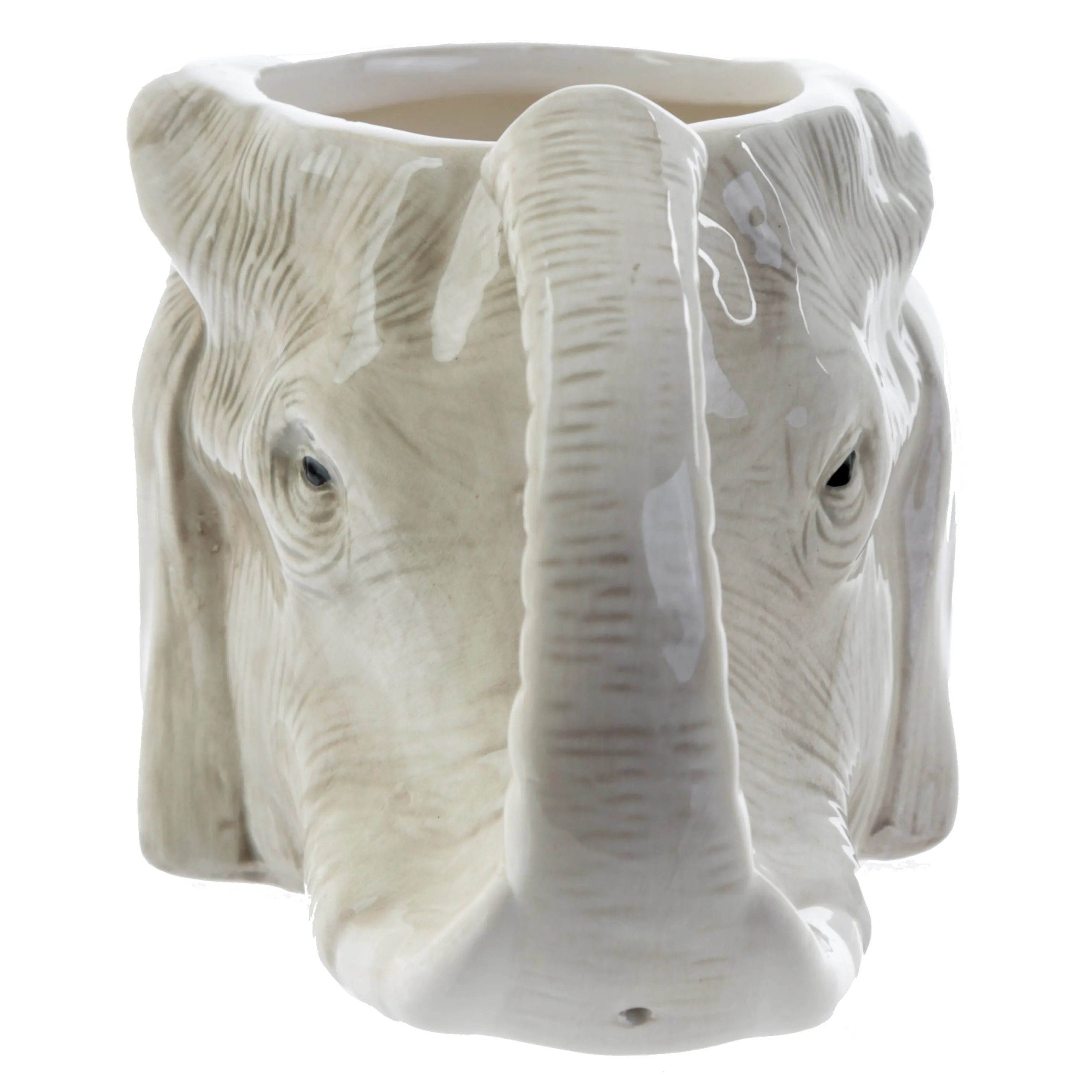Elephant Head Ceramic Shaped Mug