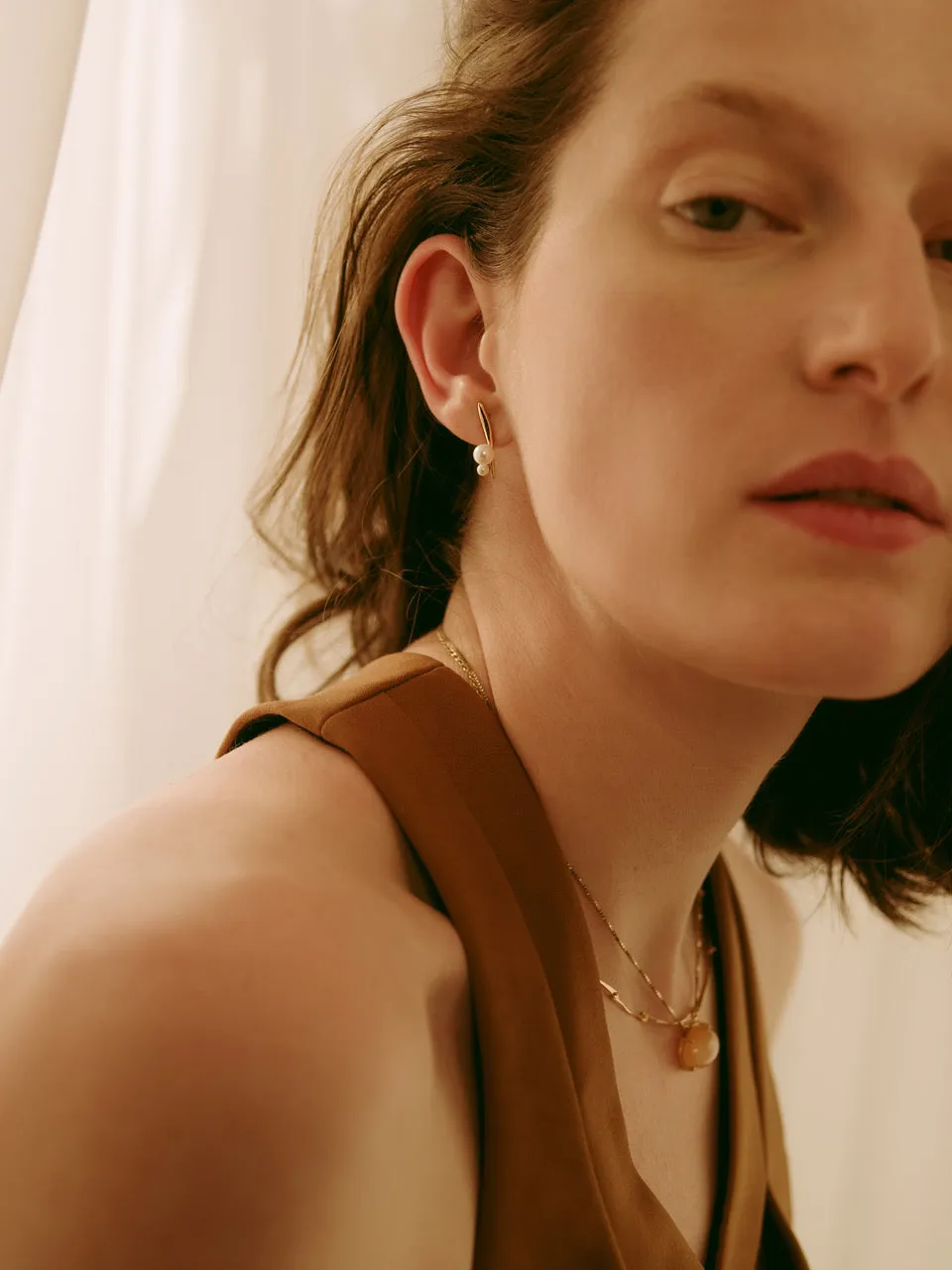 Elodie pearl studs