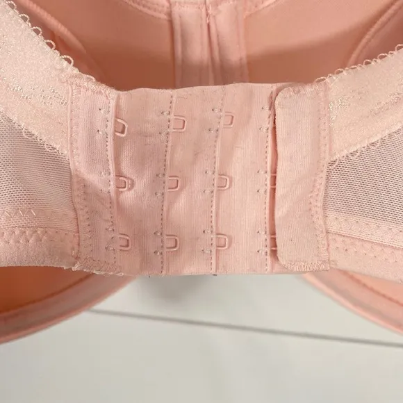 Elomi Womens Molly Nursing Bra 38M Pink Underwire Full Coverage Adjustable Strap