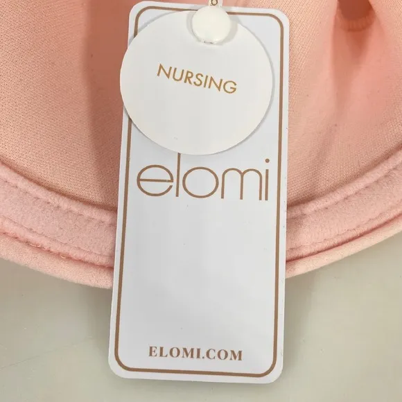 Elomi Womens Molly Nursing Bra 38M Pink Underwire Full Coverage Adjustable Strap