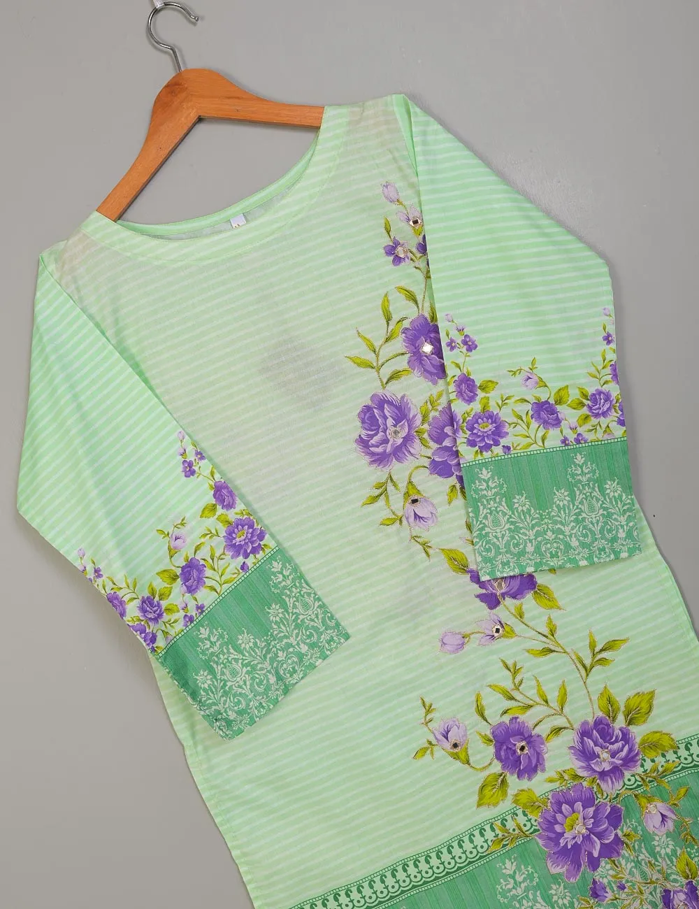 ELT-12 - Digital Lawn Printed Stitched Kurti