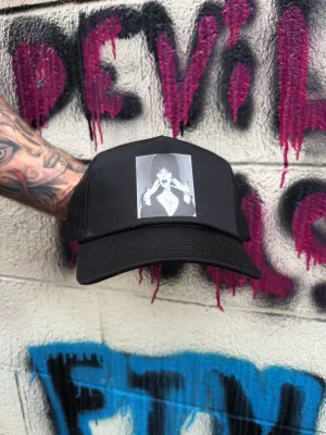 ELVIRA CURVBED BILL BLACK HAT