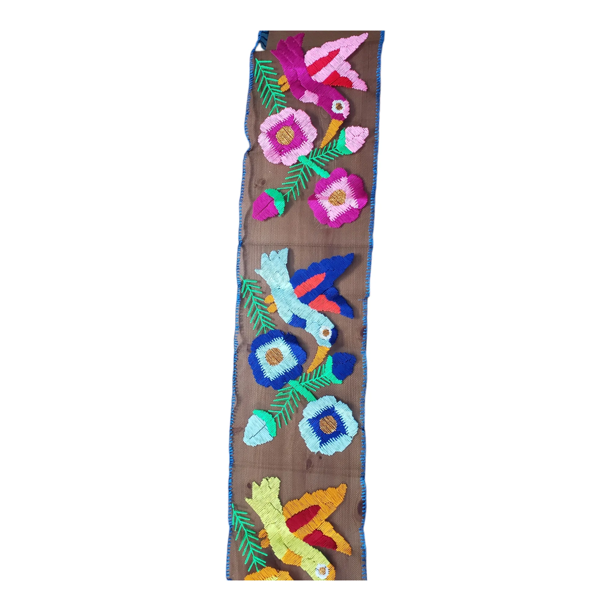 Embroidered Mexican Table Runner from Oaxaca