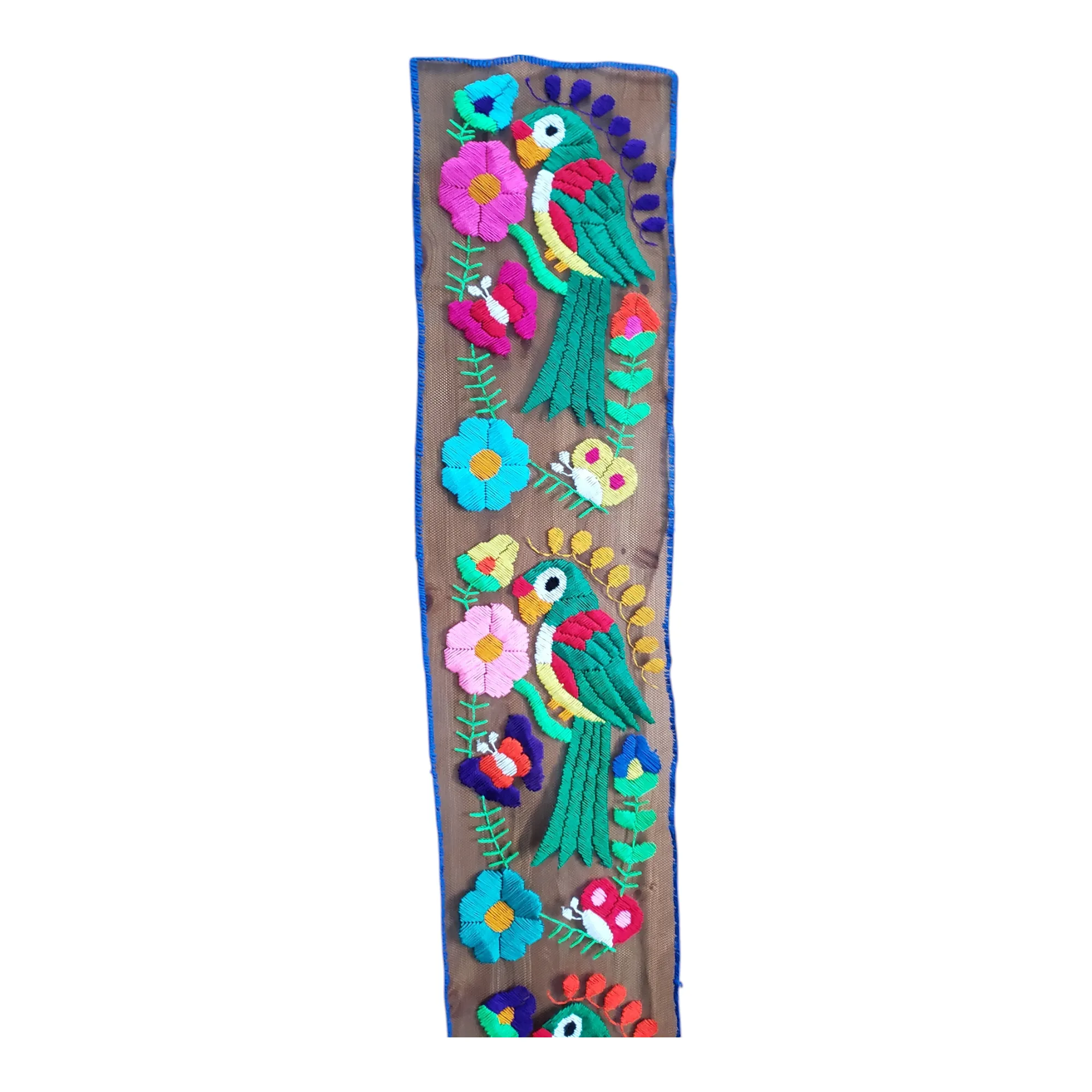 Embroidered Mexican Table Runner from Oaxaca