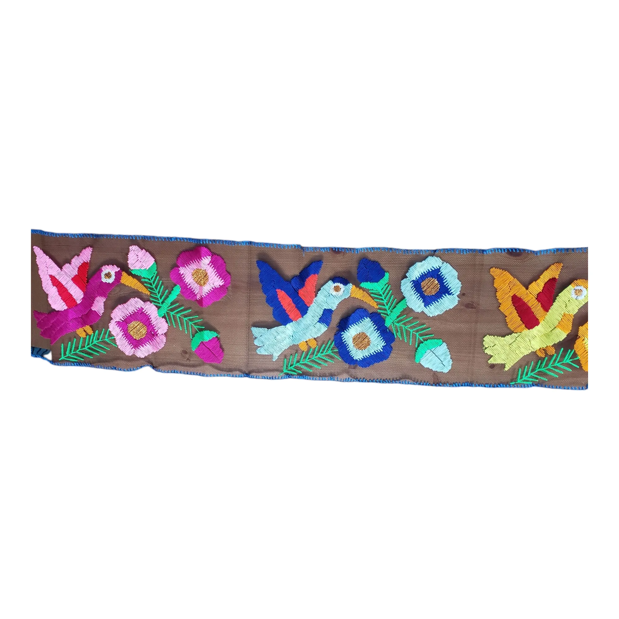 Embroidered Mexican Table Runner from Oaxaca