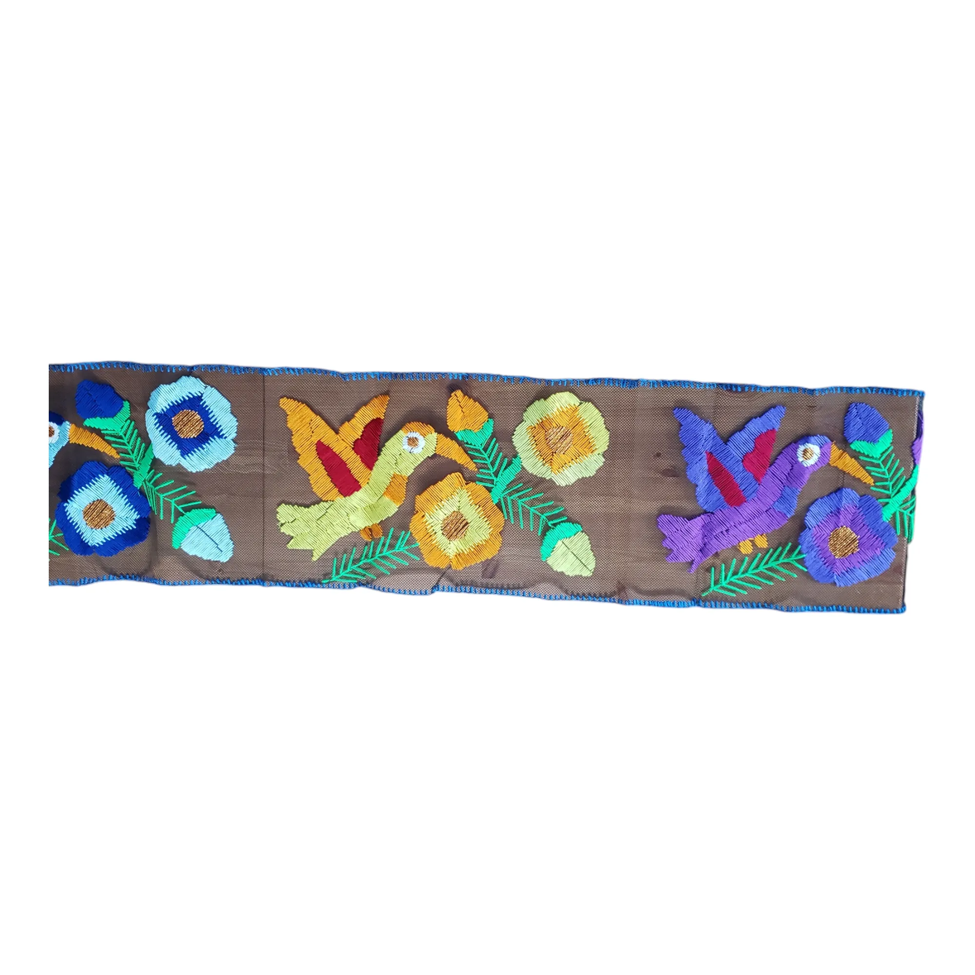 Embroidered Mexican Table Runner from Oaxaca