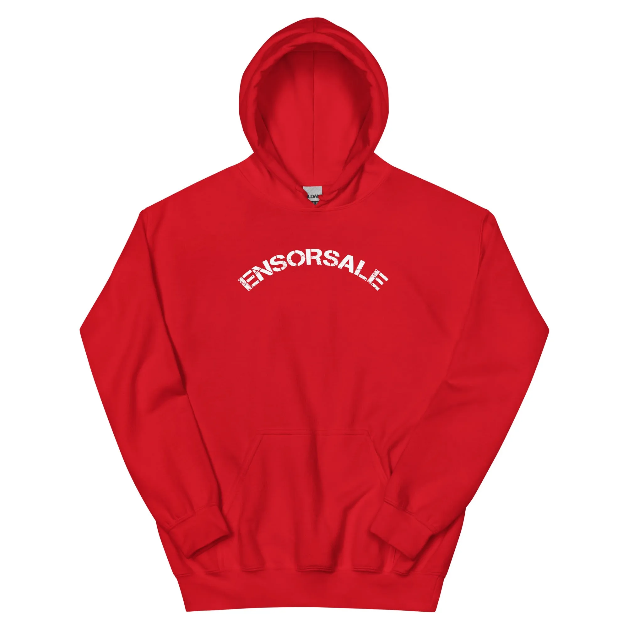 Ensorsale Curved White Logo Hoodie
