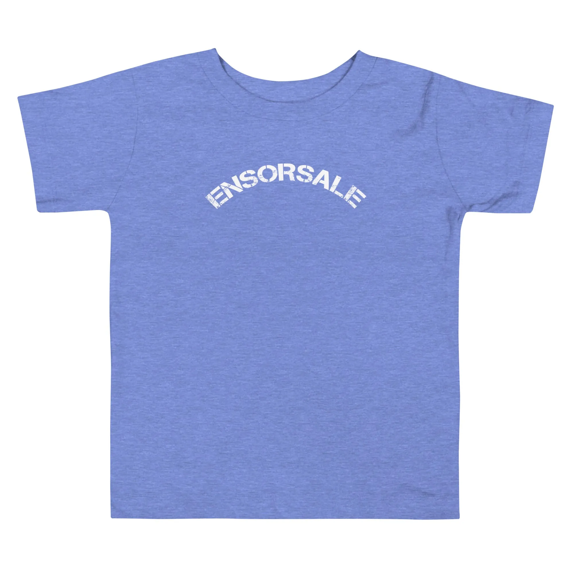 Ensorsale White Curved Logo Toddler Short Sleeve Tee