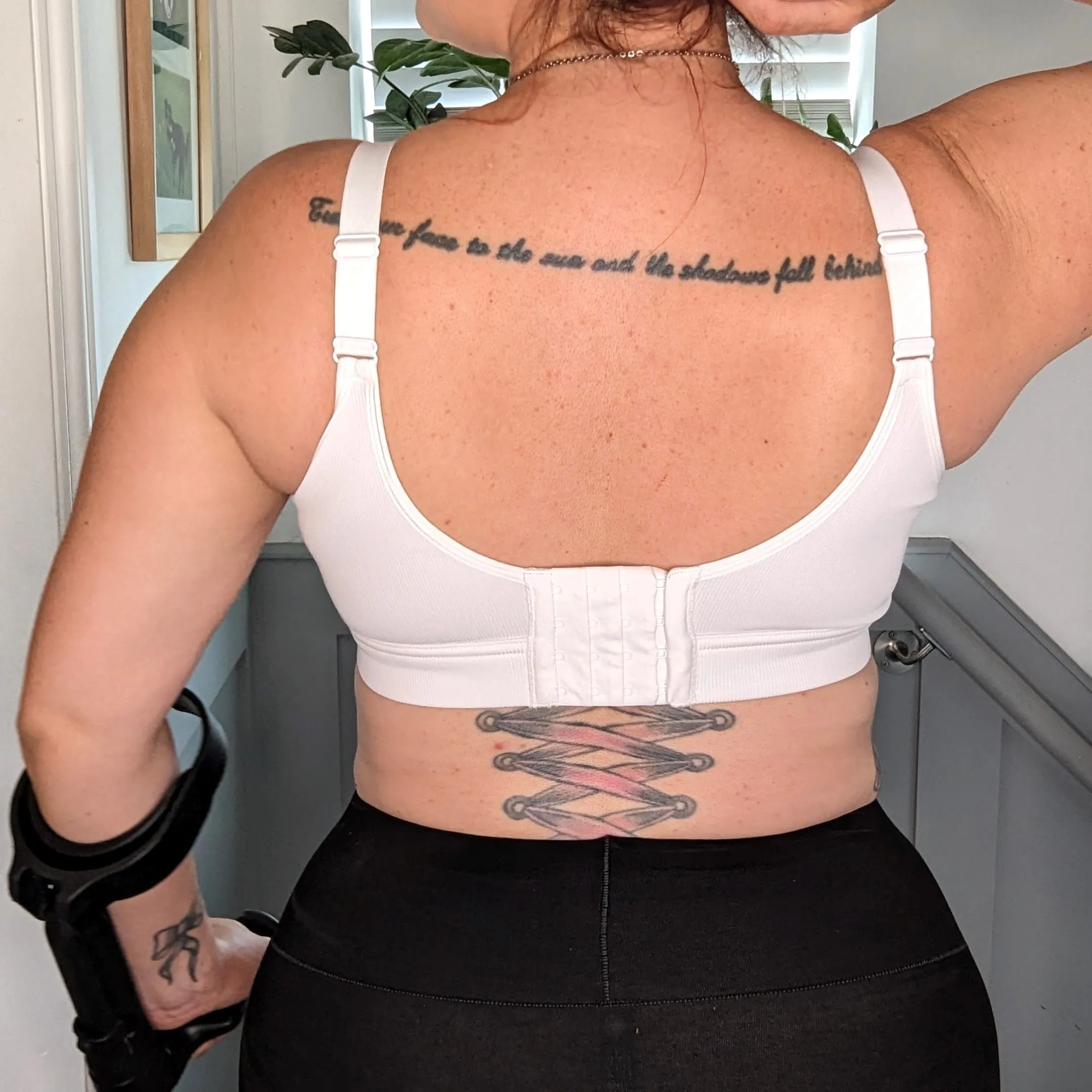 Everyday Ribbed Bra - White
