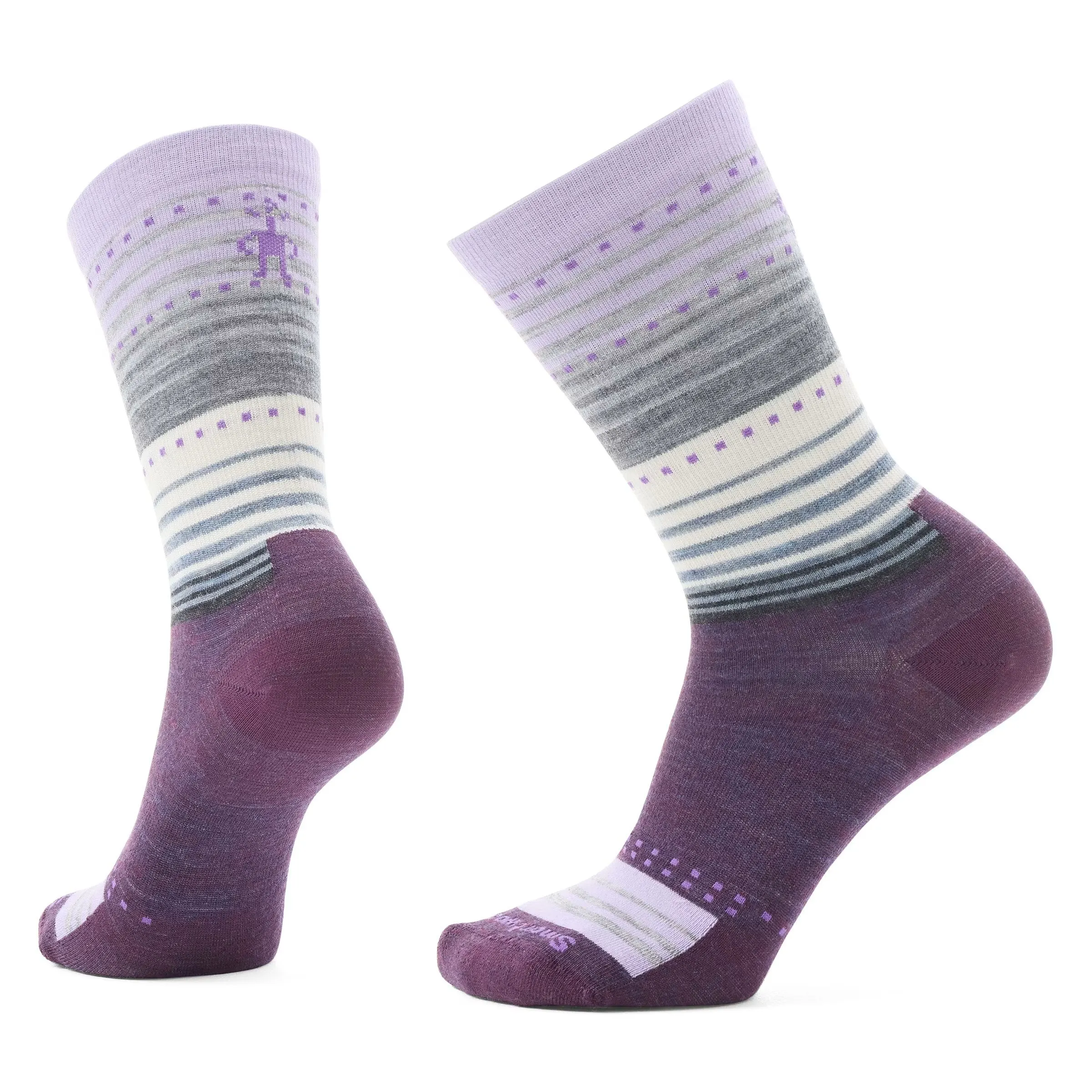 Everyday Stitch Stripe Crew Socks - SW001999