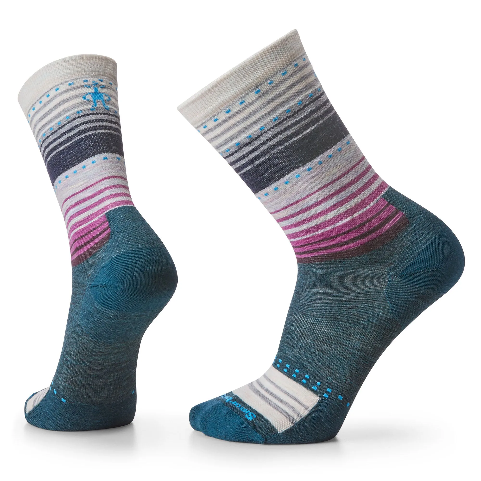 Everyday Stitch Stripe Crew Socks - SW001999
