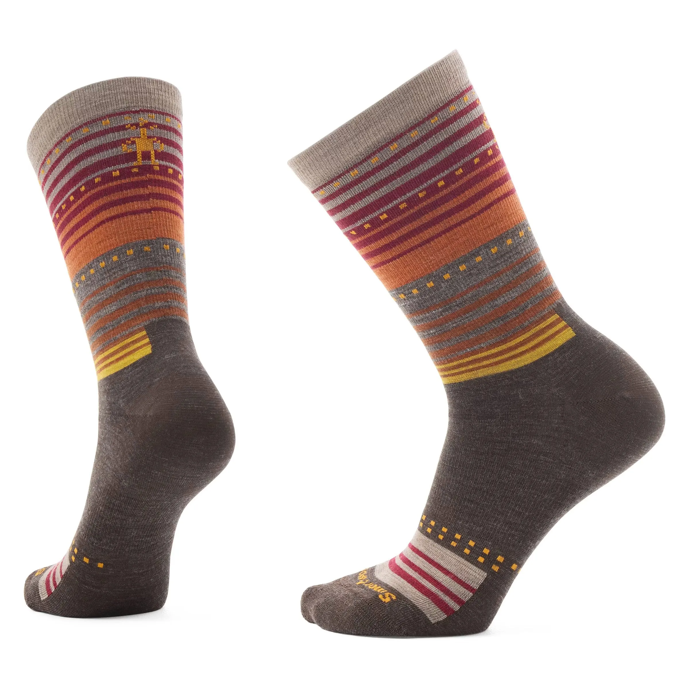 Everyday Stitch Stripe Crew Socks - SW001999