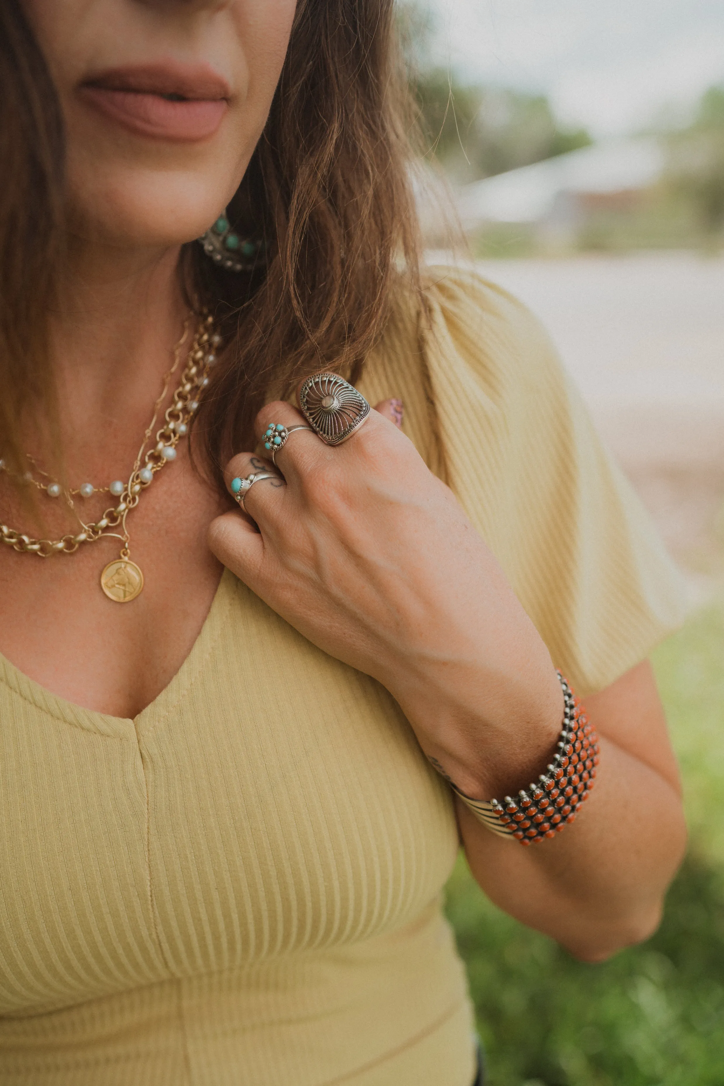 Evie Ring | Rainbow Moonstone - FINAL SALE