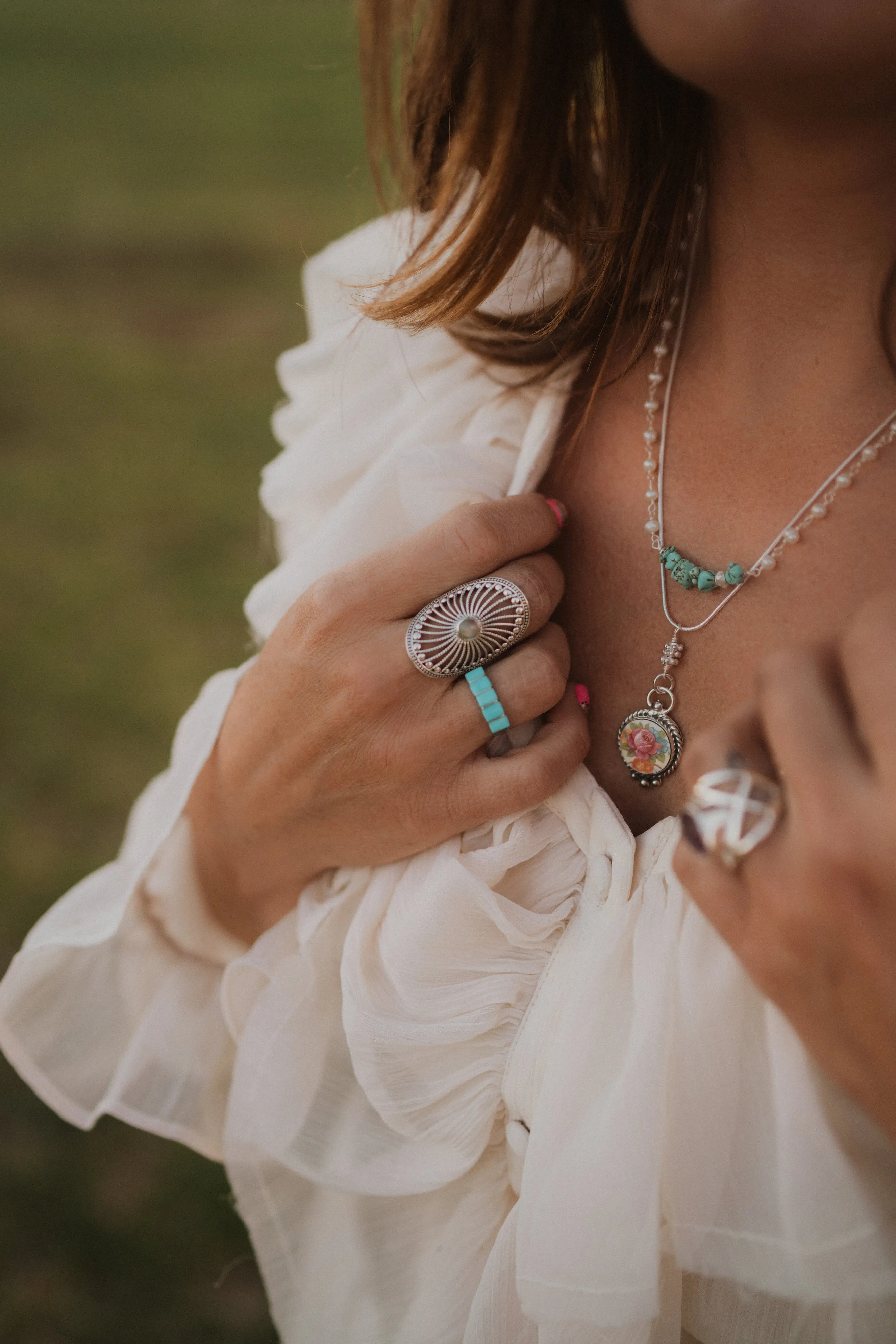Evie Ring | Rainbow Moonstone - FINAL SALE
