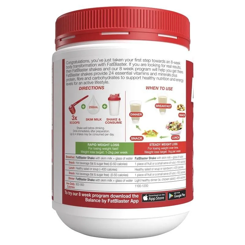 [EXP: 11/2025] Naturopathica FatBlaster Weight Loss Vanilla Ice Cream Shake 430g