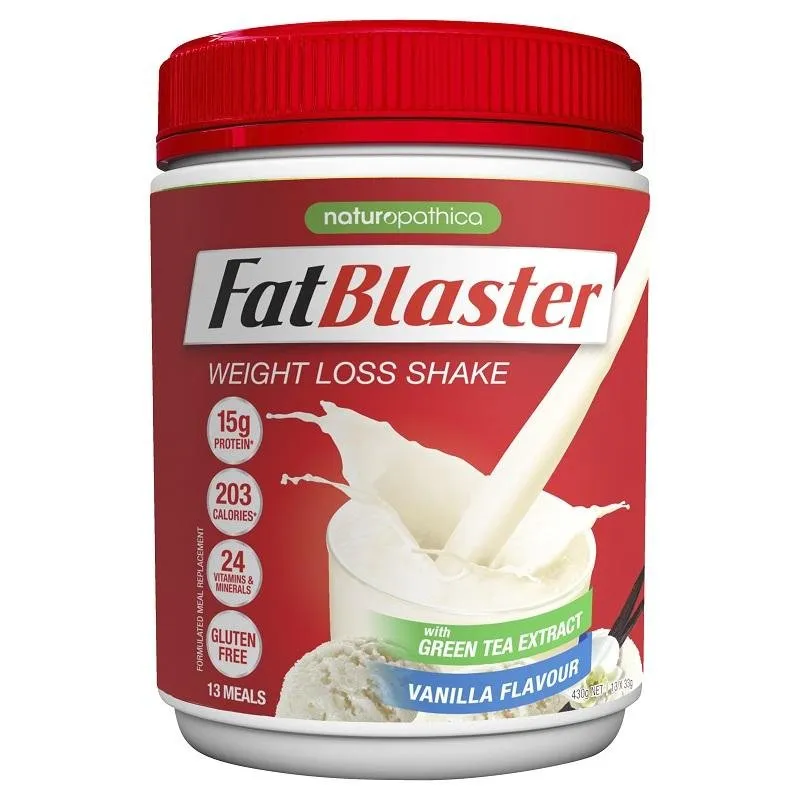 [EXP: 11/2025] Naturopathica FatBlaster Weight Loss Vanilla Ice Cream Shake 430g