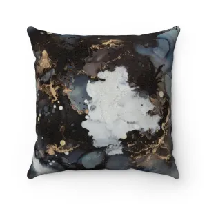 Faux Suede Square Pillow - Ginger