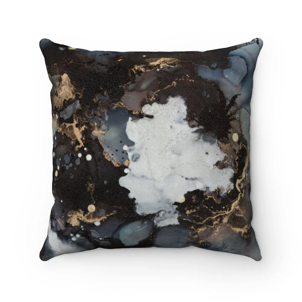 Faux Suede Square Pillow - Ginger