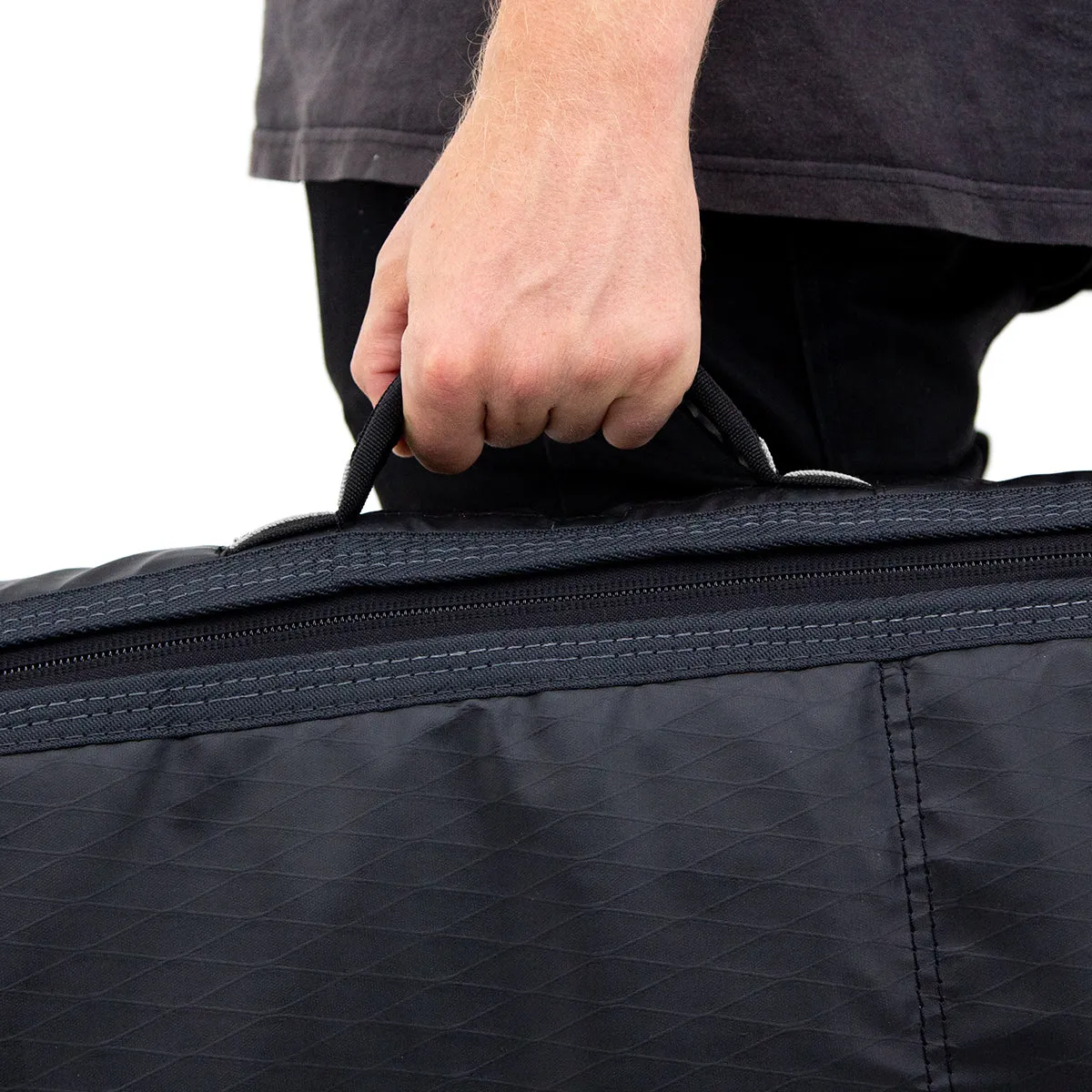 FCS - 6'7" Travel 3 All Purpose Board Cover - Black/Grey